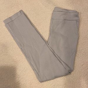 GRAY & WHITE plaid pants